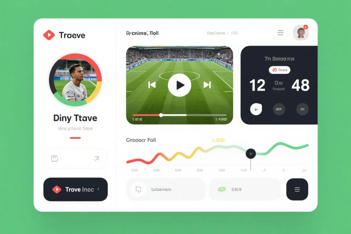 直播播放界面示意