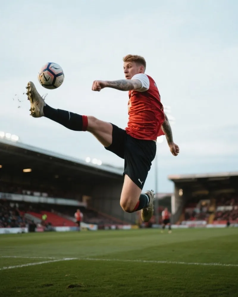 足球比赛精彩瞬间