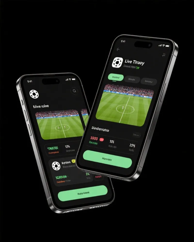 五大联赛 App 界面展示